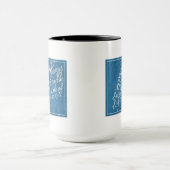 Kijk altijd naar de heldere kant van het leven mok (Midden)