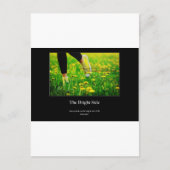 Kijk altijd naar de heldere kant van het leven, ve briefkaart (Voorkant)