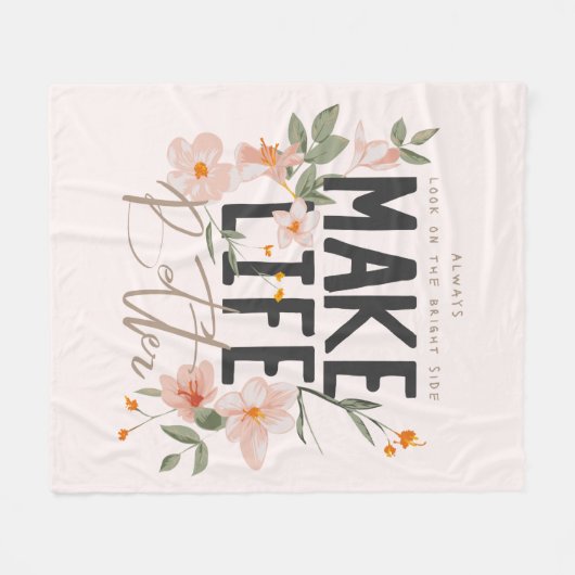 Kijk altijd op de BrightStor Fleece Deken (Voorkant (Horizontaal))