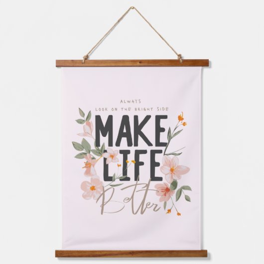 Kijk altijd op de BrightStor Hangend Wandkleed (Voorkant)