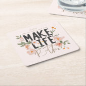 Kijk altijd op de BrightStor Kartonnen Onderzetters (Schuin)