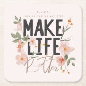 Kijk altijd op de BrightStor Kartonnen Onderzetters (Voorkant)