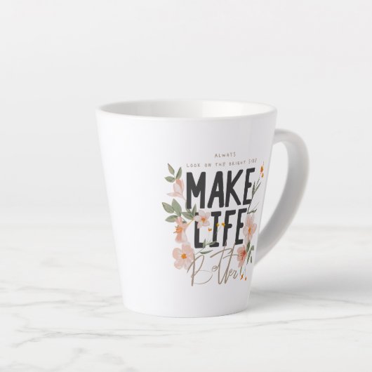 Kijk altijd op de BrightStor Latte Mok (Rechterhoek)