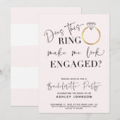 Kijk betrokken Toekomst Mrs Ring Bachelorette Part Kaart (Voorkant / Achterkant)