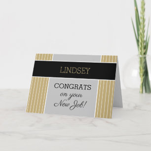 Kijk! Custom Congrats op nieuwe bankkaart! Kaart