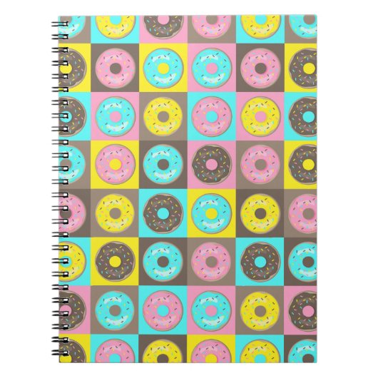 Kijk de Donuts uit! Notitieboek (Voorkant)