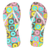 Kijk de Donuts uit! Teenslippers (Voetbed)