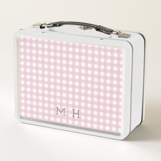  kijk de Naam van de Douane met Roze Gingham (Achterkant)