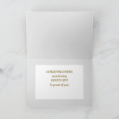 Kijk! DEAN'S LIST Scholar-congratkaart Kaart (Binnen)