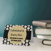 Kijk! DEAN'S LIST Scholar-congratkaart Kaart