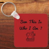 Kijk, dit is wie ik ? ben sleutelhanger (Voorkant)