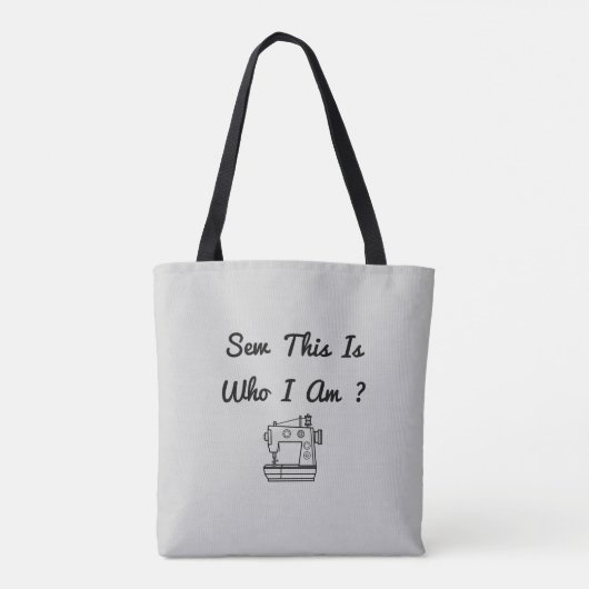 Kijk, dit is wie ik ? ben tote bag (Achterkant)