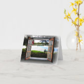 Kijk door het raam kaart (Gele Bloem)