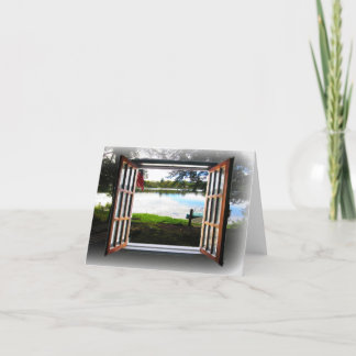 Kijk door het raam kaart