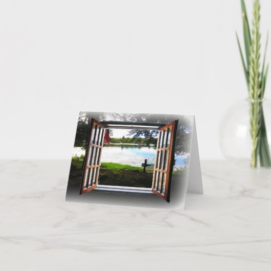 Kijk door het raam kaart (Voorkant)