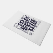 Kijk, een andere glorieuze ochtend maakt me ziek deurmat (Schuin)