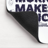 Kijk, een andere glorieuze ochtend maakt me ziek muismat (Hoek)