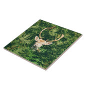 Kijk een hert tegeltje (Zijkant)