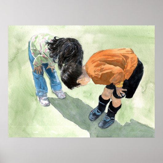 Kijk, een Ladybug! Afdrukken Poster (Voorkant)