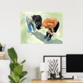 Kijk, een Ladybug! Afdrukken Poster (Thuiskantoor)