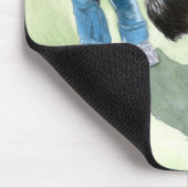 Kijk, een Ladybug! Mousepad Muismat (Hoek)