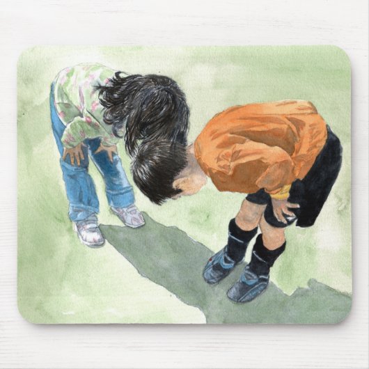 Kijk, een Ladybug! Mousepad Muismat (Voorkant)