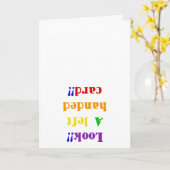 Kijk!! een linkerzijde - overhandigde Kaart!! Kaart (Gele Bloem)