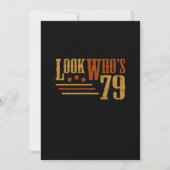 Kijk eens aan wiens 79-jarige grappige 79e verjaar kaart (Voorkant)