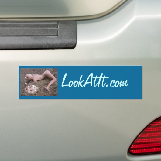 Kijk eens. bumpersticker (Op auto)