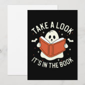 Kijk eens, het staat in het boek spooklezer kaart (Voorkant / Achterkant)