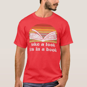 Kijk eens hoe het zit in een boek Funny Book Premi T-shirt