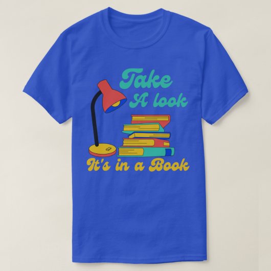 Kijk eens in een boek2 t-shirt (Design voorkant)