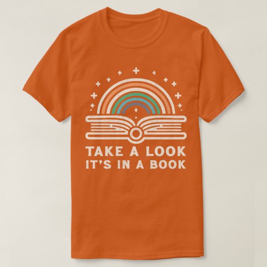 Kijk eens in een boek 1 t-shirt (Design voorkant)