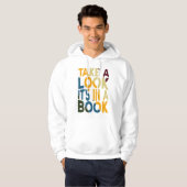 Kijk eens in een boek hoodie (Voorkant volledig)