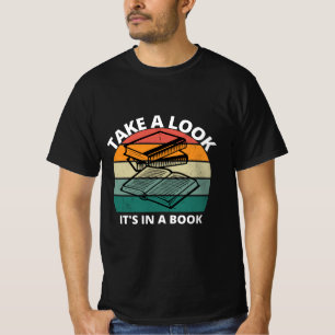 Kijk eens in een boek t-shirt