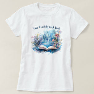 Kijk eens in een boek t-shirt