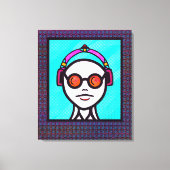 Kijk eens in kleuren canvas afdruk (Voorkant)