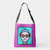 Kijk eens in kleuren crossbody tas (Achterkant)