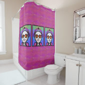 Kijk eens in kleuren douchegordijn (In situ)