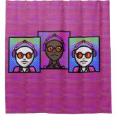 Kijk eens in kleuren douchegordijn (Voorkant)