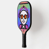 Kijk eens in kleuren pickleball paddle (Links)
