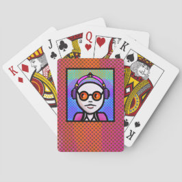 Kijk eens in kleuren pokerkaarten