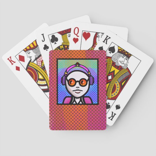 Kijk eens in kleuren pokerkaarten (Achterkant)