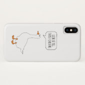 Kijk eens naar al die kippen grappige Honk Goose M Case-Mate iPhone Case (Achterkant (horizontaal))