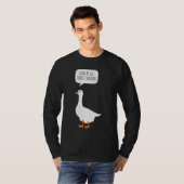 Kijk eens naar al die kippen grappige Honk Goose M T-shirt (Voorkant volledig)