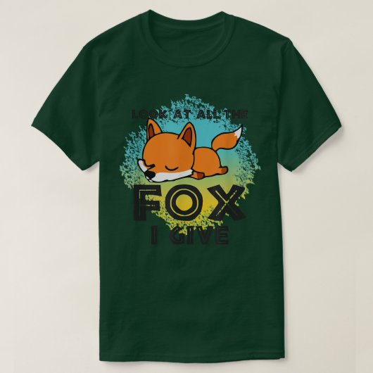 Kijk eens naar al het voedsel dat ik geef, Dierenv T-shirt (Design voorkant)