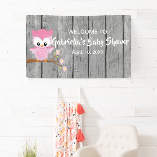 Kijk eens naar de babymeisjesschoenpootwanner spandoek (Insitu)