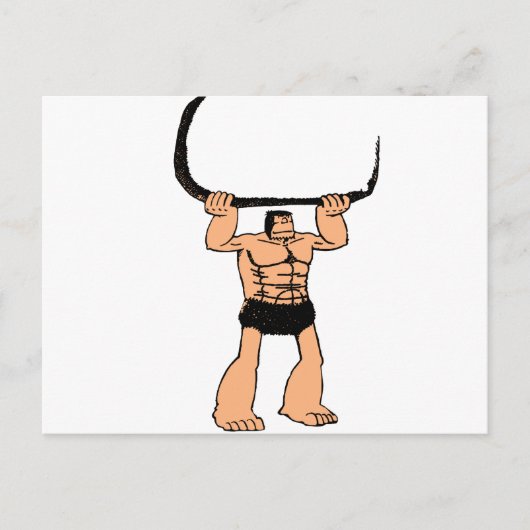 Kijk eens naar die Caveman Briefkaart (Voorkant)