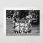 Kijk eens naar die ukuleles! - jaren twintig briefkaart (Voorkant / Achterkant)