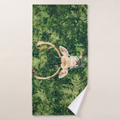 Kijk eens naar een hert badhanddoek (Badhanddoek)